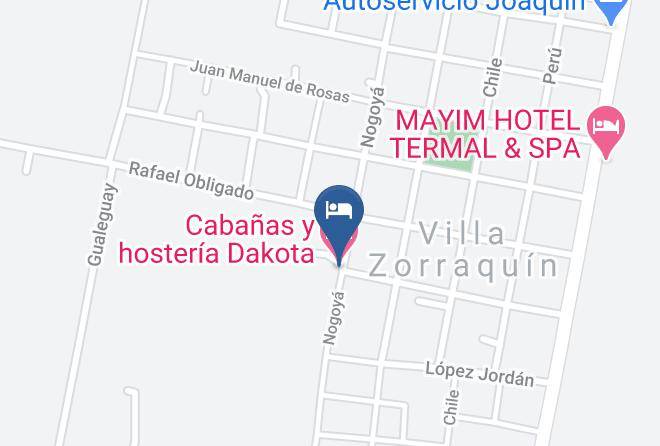 Concordia - Cabanas Y Hosteria Dakota Maps