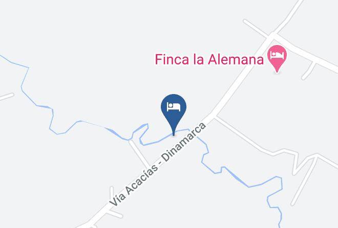 Acacias - Cabanas Dazanova Maps