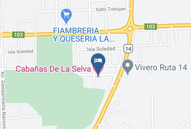 Obera - Cabanas De La Selva Maps