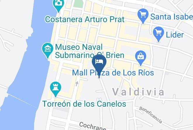 Valdivia Province - Cabanas De Turismo Monje Maps