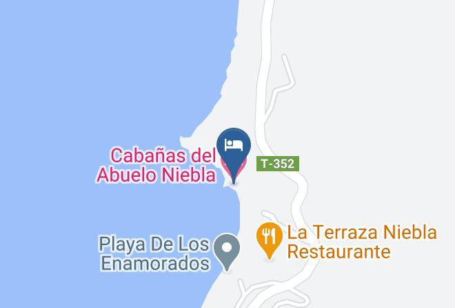 Valdivia Province - Cabanas Del Abuelo Niebla Maps