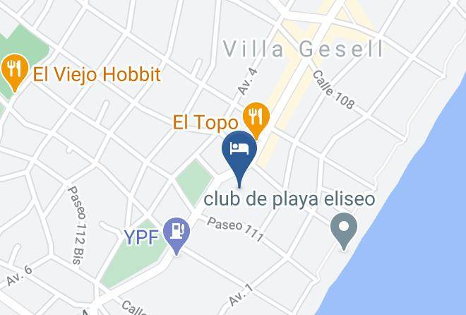 Villa Gesell - Cabanas Del Alumine Maps