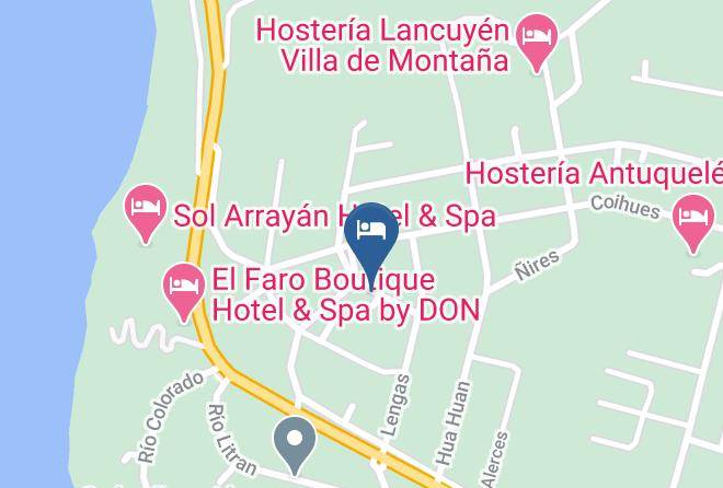 Villa La Angostura - Cabanas Del Arbol Maps