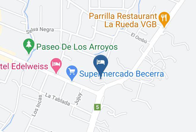 Calamuchita Department - Cabanas Del Arroyo Maps