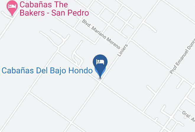 San Pedro - Cabanas Del Bajo Hondo Maps