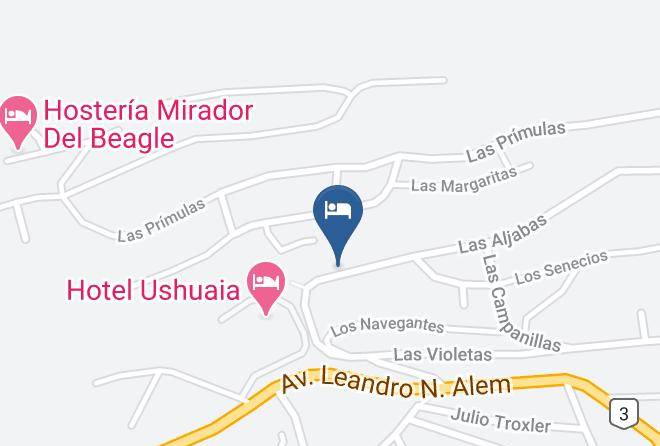 Ushuaia - Cabanas Del Beagle Maps