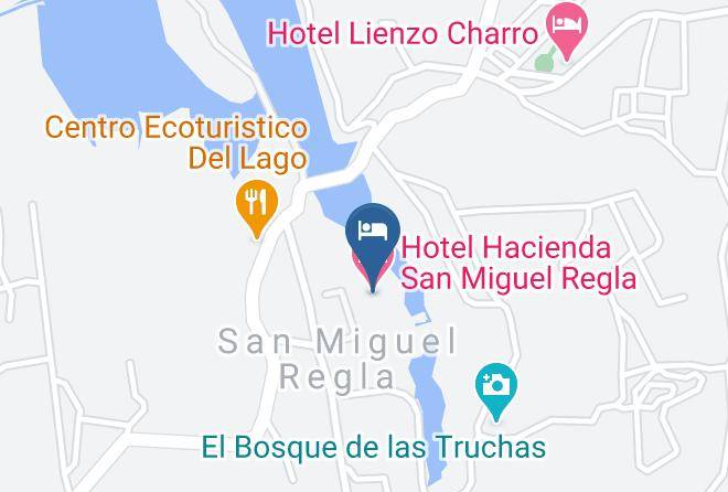 Huasca De Ocampo - Cabanas Del Bosque Rotamundos Maps
