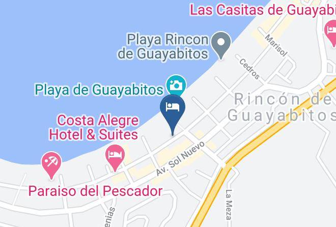 Compostela - Cabanas Del Capitan Maps