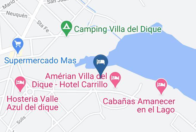 Calamuchita Department - Cabanas Del Dique Maps