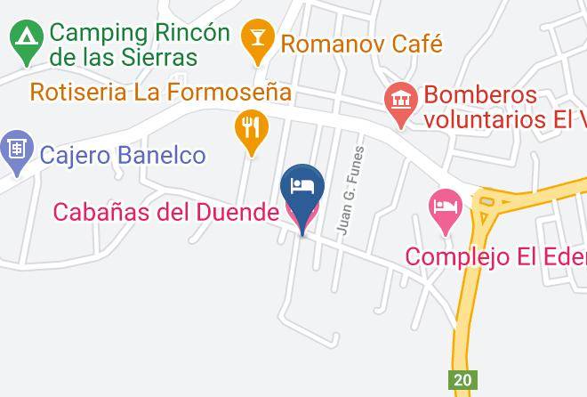 La Capital San Luis - Cabanas Del Duende Maps