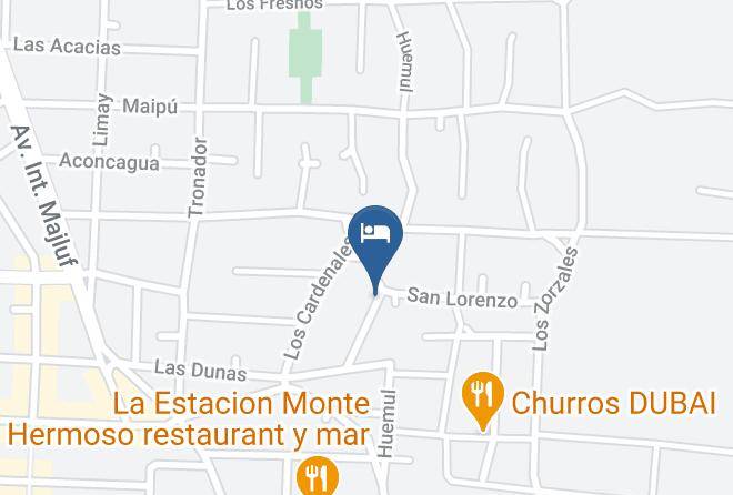 Monte Hermoso - Cabanas Del Este Maps