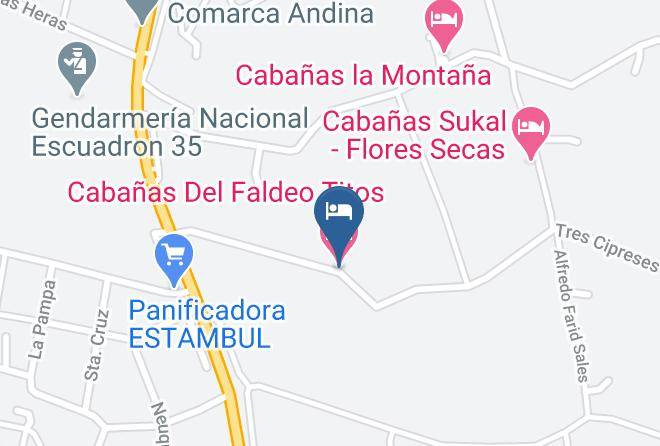 Bariloche - Cabanas Del Faldeo Titos Maps