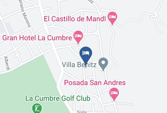 Punilla Department - Cabanas Del Golf Maps