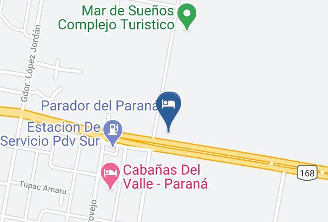 Parana - Cabanas Del Parador Ypf Maps