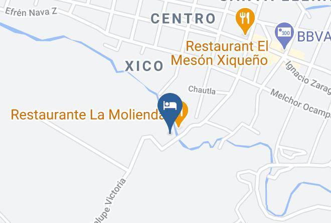 Xico - Cabanas Del Puente Maps