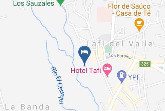Tafi Del Valle - Cabanas Del Rocio Maps