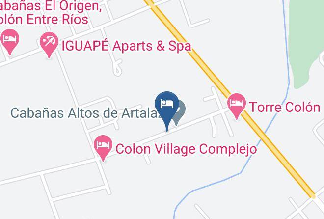 Colon - Cabanas Del Ysyry Colon Entre Rios Maps
