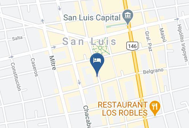 La Capital San Luis - Cabanas Don Amadeo Maps