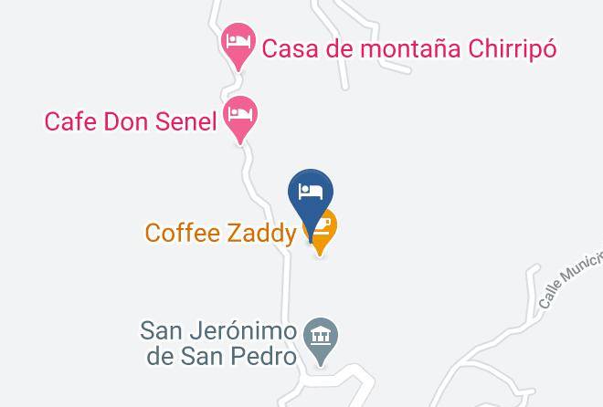 Perez Zeledon - Cabanas Don Freddy Maps