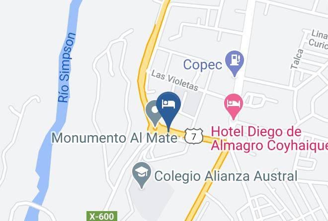 Coyhaique Province - Cabanas Don Joaquin Maps