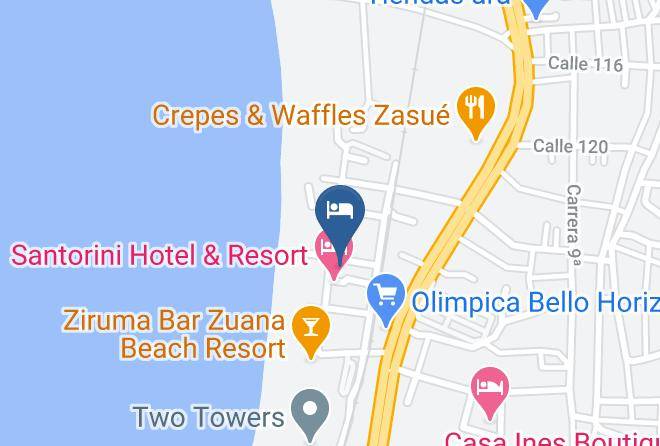 Santa Marta - Cabanas Don Rafa Maps