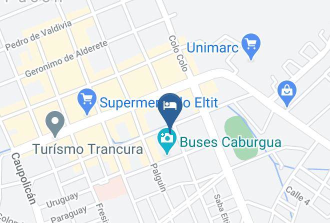 Cautin Province - Cabanas Don Raul Maps