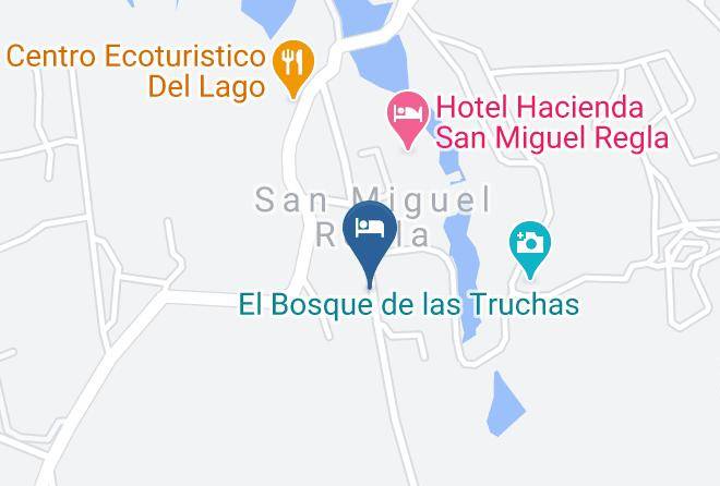 Huasca De Ocampo - Cabanas Dona Anita Maps