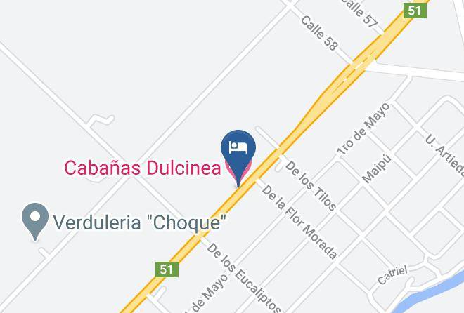 Azul - Cabanas Dulcinea Maps