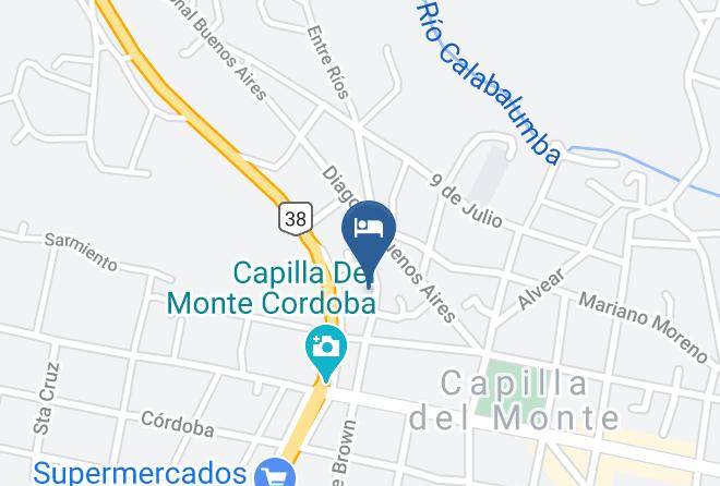 Punilla Department - Cabanas Duplex El Deseo Maps