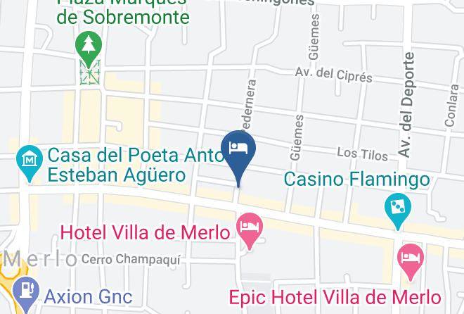 Santa Rosa Dellara - Cabanas Duplex Los Pinos Maps