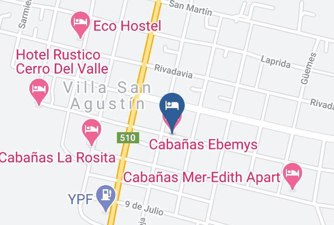 Valle Fertil Department - Cabanas Ebemys Maps