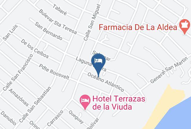 Rocha - Cabanas Eco Mar Maps