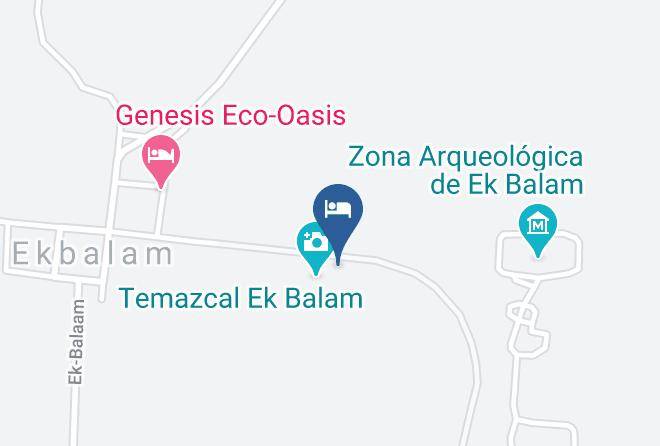 Temozon - Cabanas Ek Balam Maps