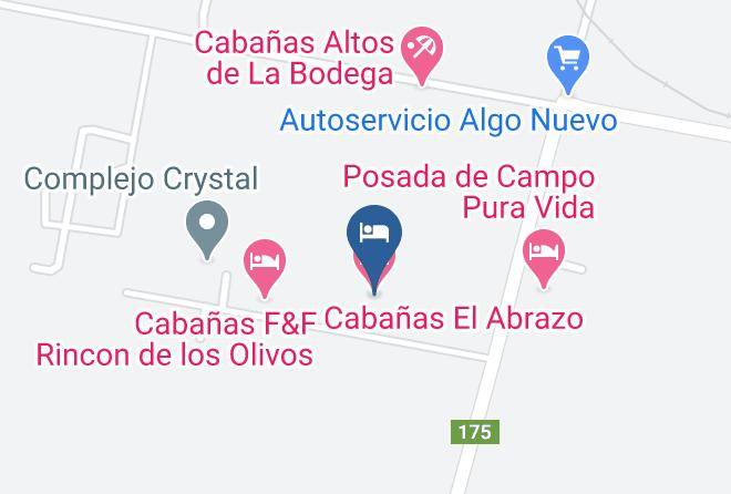 San Rafael - Cabanas El Abrazo Maps