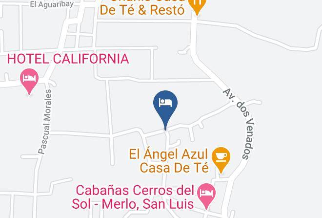 Santa Rosa Dellara - Cabanas El Aromo Maps