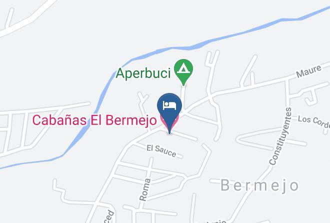 Guaymallen - Cabanas El Bermejo Maps