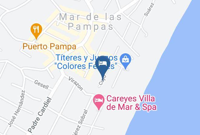 Villa Gesell - Cabanas El Candal Maps