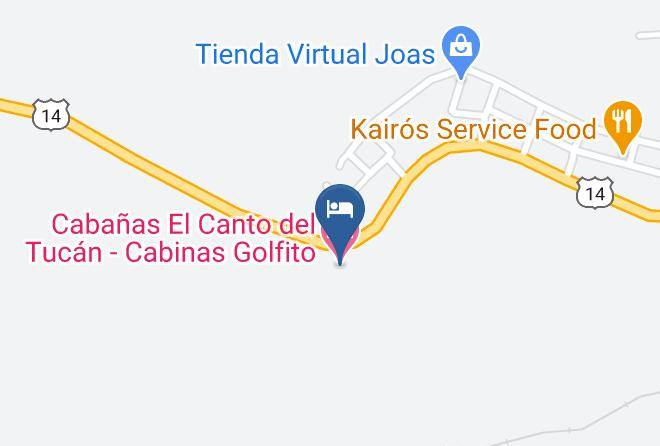 Golfito - Cabanas El Canto Del Tucan Cabinas Golfito Maps