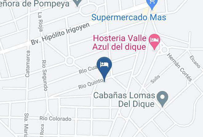 Calamuchita Department - Cabanas El Castillo Maps