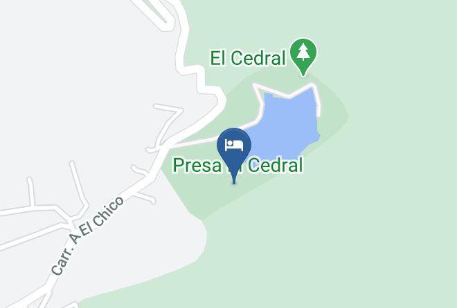 Mineral Del Chico - Cabanas El Cedral Maps