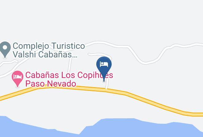 Talca Province - Cabanas El Container De Paso Nevado Maps