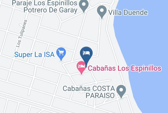 Calamuchita Department - Cabanas El Descanso Maps