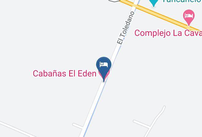 San Rafael - Cabanas El Eden Maps