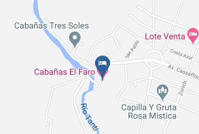 Punilla Department - Cabanas El Faro Maps