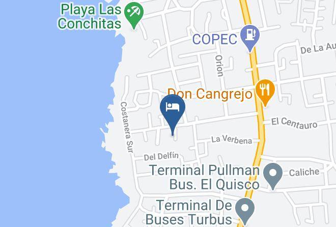 San Antonio Province - Cabanas El Faro Maps