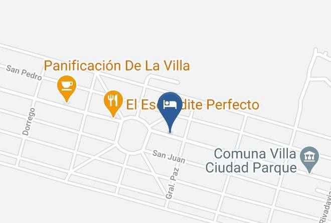 Calamuchita Department - Cabanas El Gauchito Maps