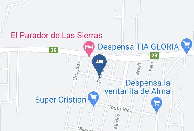 Punilla Department - Cabanas El Gringo Maps