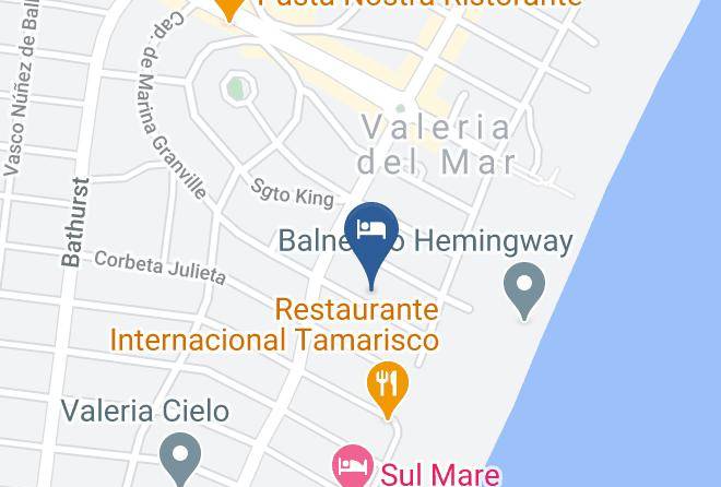 Pinamar - Cabanas El Jardin Maps