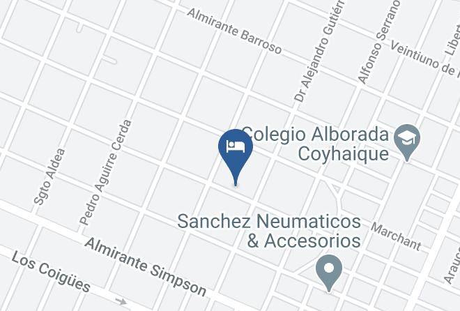 Coyhaique Province - Cabanas El Lenador Maps
