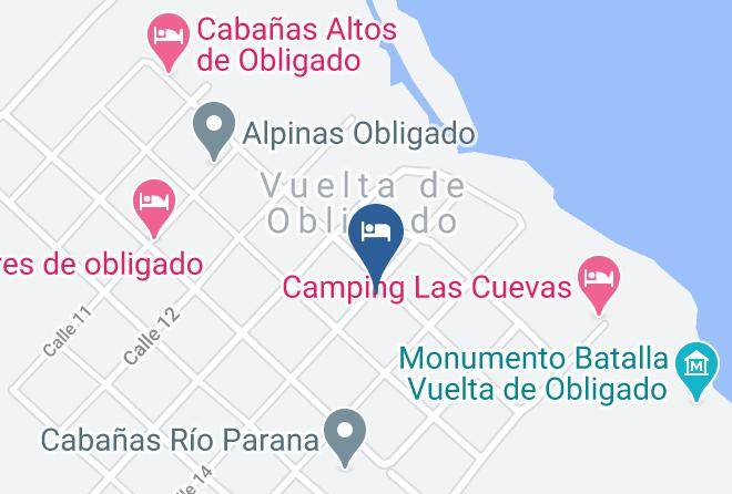 San Pedro - Cabanas El Mangrullo De Obligado Maps